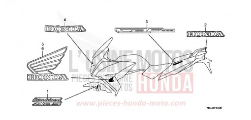 MARQUE/RAYURE CBF1000FAB de 2011